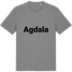 Mid Heather Gray t-shirt med Agdala fetstil t-shirt