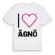 Jag älskar Ägnö t-shirt stort tryck