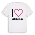 Jag älskar Akalla t-shirt stort tryck