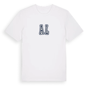 Al college t-shirt – ekologisk bomull t-shirt från Pinshirt