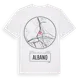 White t-shirt med Albano t-shirt