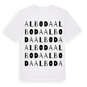 Alboda ordlek t-shirt – ekologisk bomull t-shirt från Pinshirt