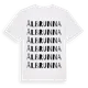 White t-shirt med Ålbrunna ordlek t-shirt