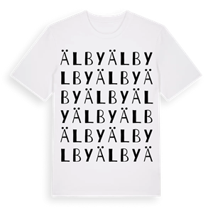 Älby ordlek t-shirt – ekologisk bomull t-shirt från Pinshirt