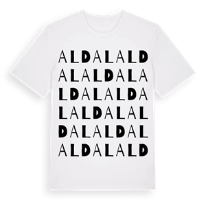 Aldal ordlek t-shirt – ekologisk bomull t-shirt från Pinshirt