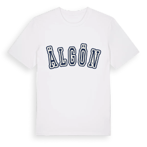 Älgön college t-shirt – ekologisk bomull t-shirt från Pinshirt