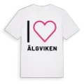 Jag älskar Älgviken t-shirt stort tryck