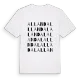 Allandal ordlek t-shirt