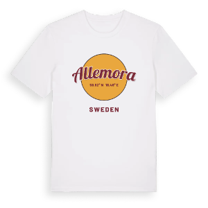 Allemora cirkel t-shirt – ekologisk bomull t-shirt från Pinshirt