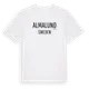 White t-shirt med Almalund i Sverige t-shirt