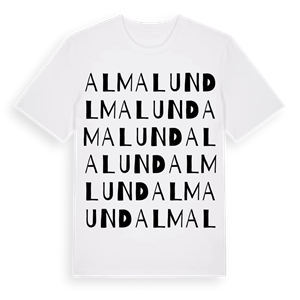 Almalund ordlek t-shirt – ekologisk bomull t-shirt från Pinshirt