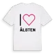 Jag älskar Ålsten t-shirt stort tryck