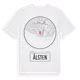 White t-shirt med Ålsten t-shirt