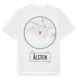 White t-shirt med Ålsten t-shirt
