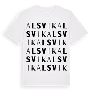 Alsvik ordlek t-shirt – ekologisk bomull t-shirt från Pinshirt