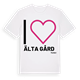 Jag älskar Älta gård t-shirt stort tryck
