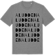 Mid Heather Gray t-shirt med Aludden ordlek t-shirt