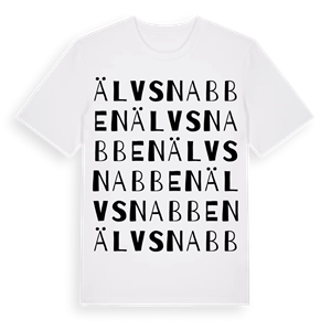 Älvsnabben ordlek t-shirt – ekologisk bomull t-shirt från Pinshirt