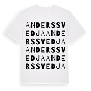 Anderssvedja ordlek t-shirt – ekologisk bomull t-shirt från Pinshirt