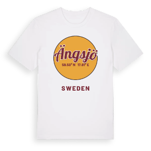 Ängsjö cirkel t-shirt – ekologisk bomull t-shirt från Pinshirt