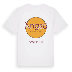 Ängsö cirkel t-shirt – ekologisk bomull t-shirt från Pinshirt