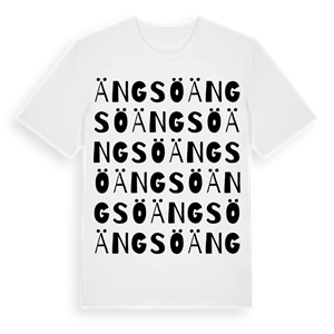 Ängsö ordlek t-shirt – ekologisk bomull t-shirt från Pinshirt