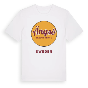 Ängsö cirkel t-shirt – ekologisk bomull t-shirt från Pinshirt