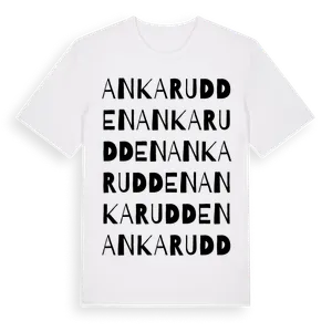Ankarudden ordlek t-shirt – ekologisk bomull t-shirt från Pinshirt