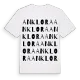 Anklora ordlek t-shirt