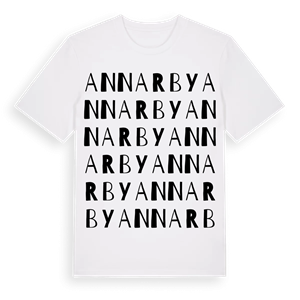 Annarby ordlek t-shirt – ekologisk bomull t-shirt från Pinshirt
