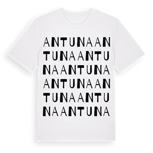 Antuna ordlek t-shirt – ekologisk bomull t-shirt från Pinshirt