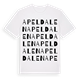 Apeldalen ordlek t-shirt