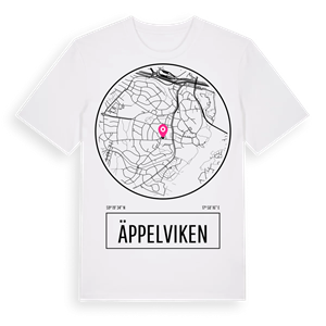 Äppelviken t-shirt – ekologisk bomull t-shirt från Pinshirt