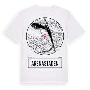 Arenastaden t-shirt – ekologisk bomull t-shirt från Pinshirt