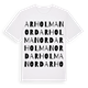 Arholma Nord ordlek t-shirt