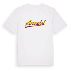 Aronsdal baseball t-shirt – ekologisk bomull t-shirt från Pinshirt