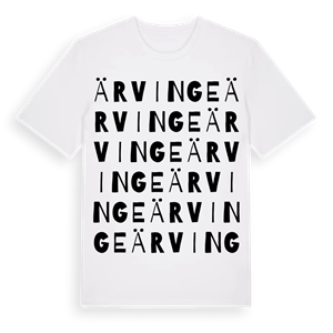 Ärvinge ordlek t-shirt – ekologisk bomull t-shirt från Pinshirt