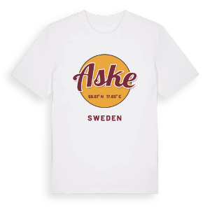 Aske cirkel t-shirt – ekologisk bomull t-shirt från Pinshirt