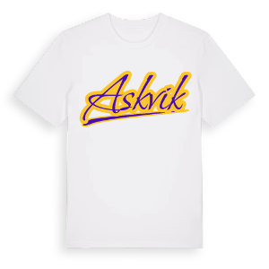Askvik baseball t-shirt – ekologisk bomull t-shirt från Pinshirt