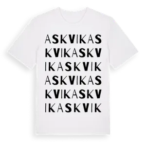 Askvik ordlek t-shirt – ekologisk bomull t-shirt från Pinshirt