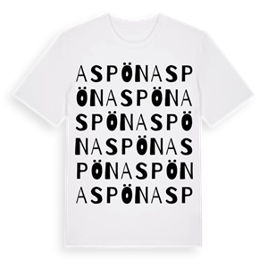 Aspön ordlek t-shirt – ekologisk bomull t-shirt från Pinshirt