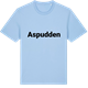 Blue Soul t-shirt med Aspudden fetstil t-shirt