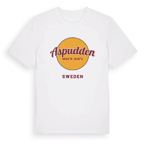 Aspudden cirkel t-shirt – ekologisk bomull t-shirt från Pinshirt
