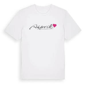 Aspvik hjärta t-shirt – ekologisk bomull t-shirt från Pinshirt