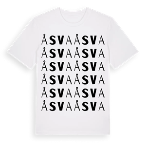 Åsva ordlek t-shirt – ekologisk bomull t-shirt från Pinshirt