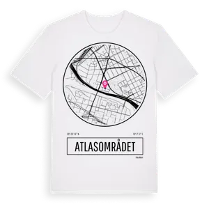 Atlasområdet t-shirt – ekologisk bomull t-shirt från Pinshirt
