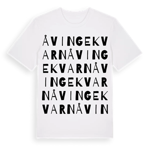 Åvinge kvarn ordlek t-shirt – ekologisk bomull t-shirt från Pinshirt