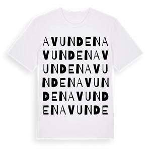 Avunden ordlek t-shirt – ekologisk bomull t-shirt från Pinshirt