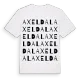 Axeldal ordlek t-shirt