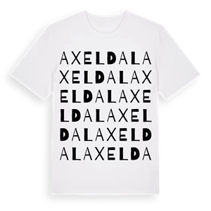 Axeldal ordlek t-shirt – ekologisk bomull t-shirt från Pinshirt